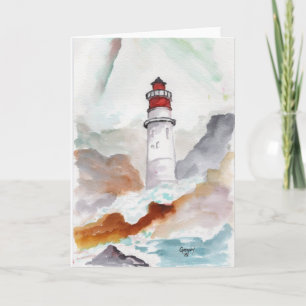 Cartões de agradecimentos de aquarela