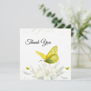 Cartões de agradecimentos de Aquarela da Borboleta