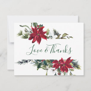 Cartões de agradecimentos de Aquarela Elegante Po