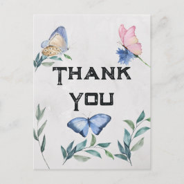 Cartões de agradecimentos de Aquarela Floral