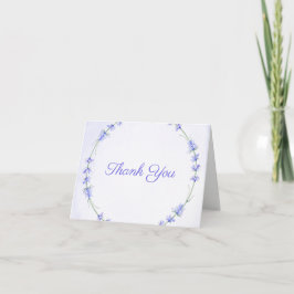 Cartões de agradecimentos de Aquarela Floral com l