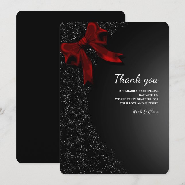 Cartões de agradecimentos de Arco Vermelho Mínimo  (Frente/Verso)