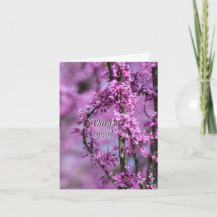 Cartões de agradecimentos de Arte Redbud Avondale