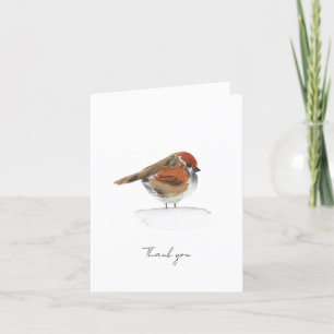 Cartões de agradecimentos de aves aquáticas