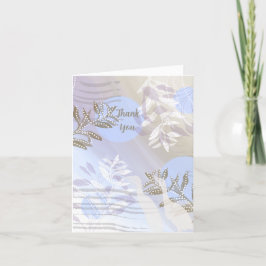 Cartões de agradecimentos De Aves Botânicas Florai