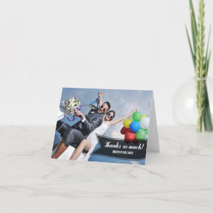 Cartões de agradecimentos de Banner doce