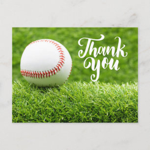 Cartões de agradecimentos de beisebol
