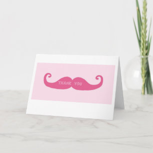 cartões de agradecimentos de bigode