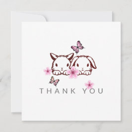 Cartões de agradecimentos de Blossom de Cereja da 