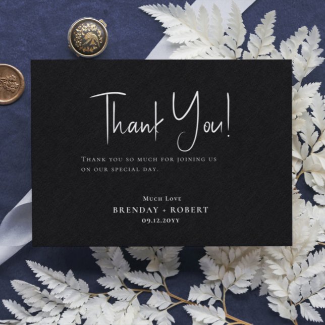 Cartões de agradecimentos de Boas-vindas Simples d (Criador carregado)