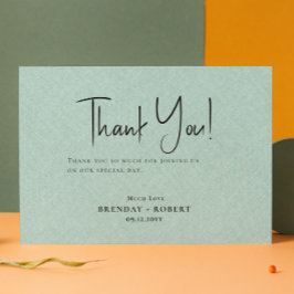 Cartões de agradecimentos de Boas-vindas Simples d