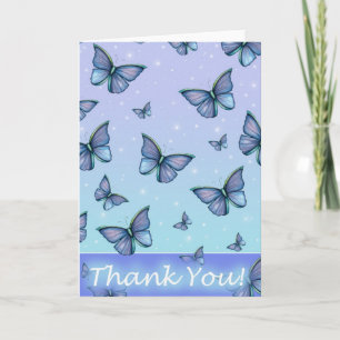 Cartões de agradecimentos de borboleta por Molly H