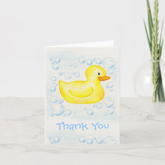 Cartões de agradecimentos de Borracha Ducky