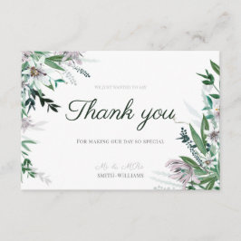 Cartões de agradecimentos de casamento