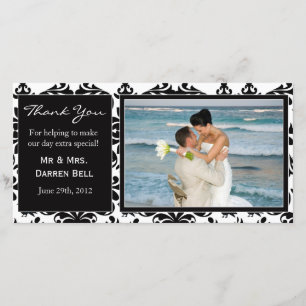 Cartões de agradecimentos de casamento