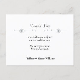 CARTÕES DE AGRADECIMENTOS DE CASAMENTO