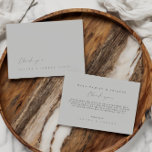 Cartões de agradecimentos de Casamento Azul de Pra<br><div class="desc">Design apresenta uma fonte manuscrita e um design minimalista moderno. Projetado para coordenar com a coleção de convites para casamento "SERENA". Para alterar os detalhes,  clique em "Personalizar este modelo". Exibir o link de coleção nesta página para ver todos os itens correspondentes nesta bela design</div>