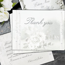 Cartões de agradecimentos de Casamento Chuppah da 