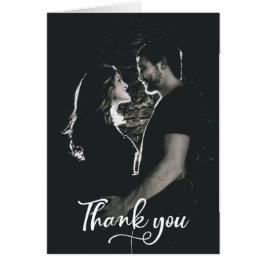 Cartões de agradecimentos de Casamento com Letras 