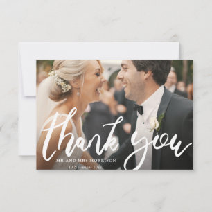 cartões de agradecimentos de casamento da adorável