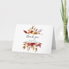 Cartões de agradecimentos de Casamento das Flores