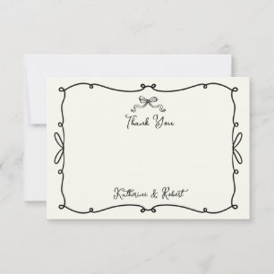 Cartões de agradecimentos De Casamento De Arcos De