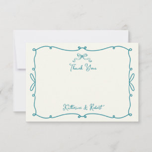 Cartões de agradecimentos De Casamento De Arcos De