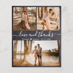 Cartões de agradecimentos de Casamento de Colagem