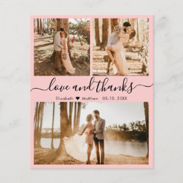Cartões de agradecimentos de Casamento de Colagem 