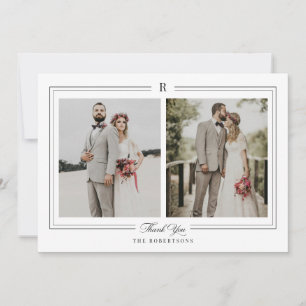 Cartões de agradecimentos de Casamento de Foto do 