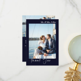 Cartões de agradecimentos de Casamento de Fotos Pr