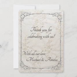 Cartões de agradecimentos de Casamento de Locais B