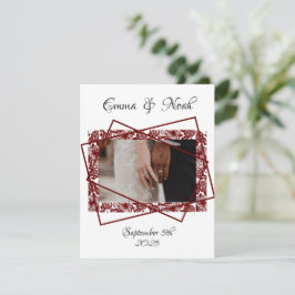 Cartões de agradecimentos de Casamento de Modelo M