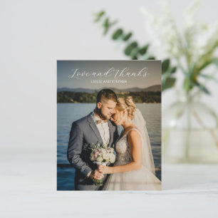 Cartões de agradecimentos de Casamento de Orçament