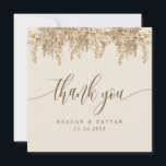 Cartões de agradecimentos de Casamento de Pampas G<br><div class="desc">Cartões de agradecimentos de Casamento de Pampas Grass Earthy Boho</div>