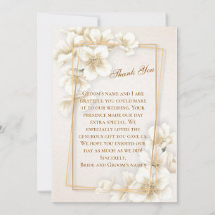 Cartões de agradecimentos De Casamento De Primave