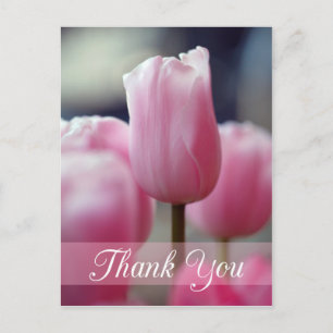 cartões de agradecimentos de casamento de tulipa r