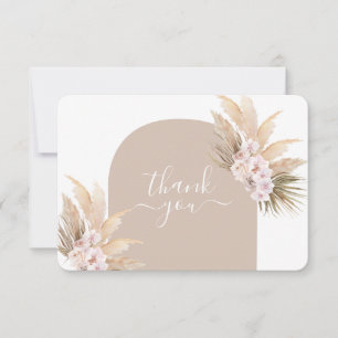 cartões de agradecimentos de casamento do Boho Pa