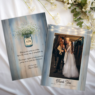 Cartões de agradecimentos de Casamento do País da