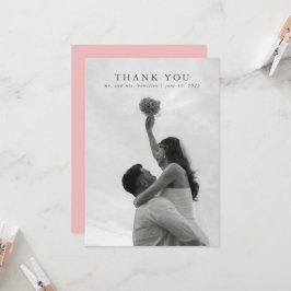 Cartões de agradecimentos de Casamento Elegante Ro