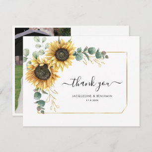 Cartões de agradecimentos de Casamento Eucalyptus 