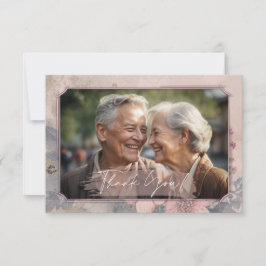 Cartões de agradecimentos de Casamento Fashiado El