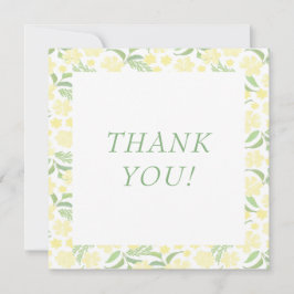 Cartões de agradecimentos De Casamento Floral Amar