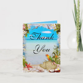 Cartões de agradecimentos de Casamento Floral de P