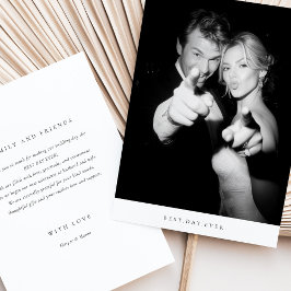 cartões de agradecimentos De Casamento Fotográfico