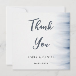 Cartões de agradecimentos de Casamento Minimalista