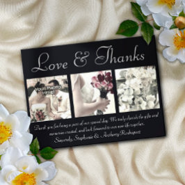 Cartões de agradecimentos de Casamento Personaliza
