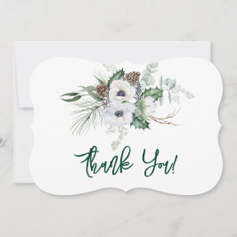 Cartões de agradecimentos De Casamento Pintado Com