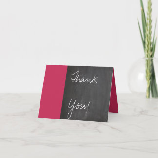 Cartões de agradecimentos de Casamento Rosa Chalkb