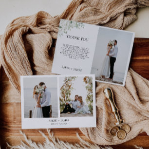 Cartões de agradecimentos de Casamento Verde Esmer